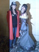 The most awesome costume of the few I saw, here's Lulu! Oh, and my friend with the Edward cape :3