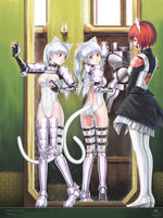 yande.re 259456 animal_ears armor darkmuleth leotard maid nekomimi tagme tail thighhighs wings.jpg