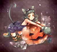 yande.re 102018 ameiro animal_ears halloween nekomimi tail thighhighs.jpg