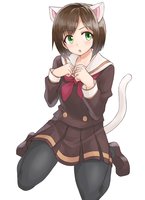 yande.re 375186 animal_ears cosplay maekawa_miku nekomimi pantyhose seifuku shunichi tail the_idolm@ster the_idolm@ster_cinderella_girls.jpg