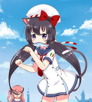 yande.re 376486 animal_ears antonio_da_noli_(zhanjianshaonv) linda_b nekomimi seifuku tail ugolino_vivaldi_(zhanjianshaonv) zhanjianshaonv.jpg