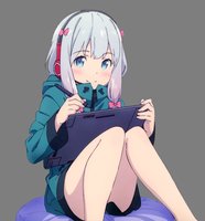 yande.re 389696 eromanga-sensei headphones izumi_sagiri kobayashi_shinpei transparent_png.jpg