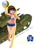 yande.re 404802 bikini cleavage girls_und_panzer isobe_noriko silhouette swimsuits.jpg