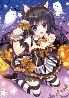 yande.re 608099 ameto_yuki animal_ears cleavage halloween heels lolita_fashion nekomimi see_through tail thighhighs.jpg