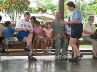 some of the other travelers, the kids were just fascinated with our pictures.