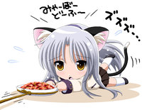 moe 145150 angel_beats! animal_ears chibi imai_kazunari nekomimi tail tenshi.jpg (380.48 KiB) Viewed 4482 times oldwrench teases Sakura with some kitty treats :)