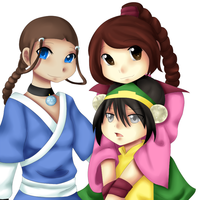 Avatar - Frienemies.png (460.4 KiB) Viewed 2623 times Katara, Toph, Ty Lee (c) Avatar: The Last Airbender/Nickelodeon