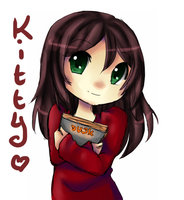 For a meme with Kitty.<br />Kitty (c) Kitty-Hel