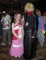 Aerith and Cloud from FF7.