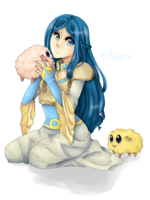 Goddess and Clúmhach © me