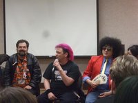 Chris Ayres, Greg Ayres and Nobashin (creator of Excell Saga, Wallflower and Nerima Daikon brothers)