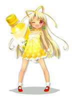 cc lemon drink girl.......... she's so cute I'd have to buy that stuff