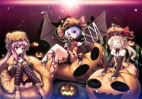 yande.re 207775 flandre_scarlet halloween pantsu patchouli_knowledge remilia_scarlet shimapan touhou usume_shirou wings (Custom).jpg