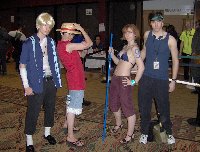 The crew from One Piece.