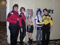 The crew of the Nadesico.