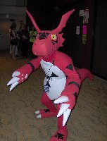 Gorumon? from Digimon.  Awsome costume.