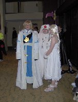 Fey, Mokona, and Chi from Tsubasa Resevour Chronicals