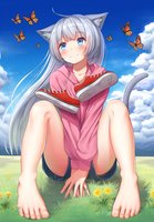 yande.re 400566 animal_ears feet nekomimi superpig_(wlstjqdla) tail.jpg