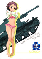 yande.re 404824 bikini cleavage girls_und_panzer momogaa shirt_lift silhouette swimsuits undressing.jpg