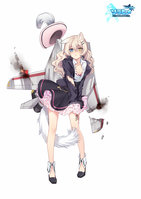 yande.re 410416 ace_virgin animal_ears bra cleavage fhalei heels heterochromia open_shirt tail tattoo torn_clothes.jpg