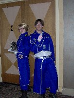 Riza Hawkeye and Roy Mustang from FMA