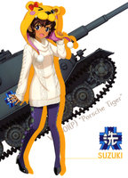 yande.re 536956 dress girls_und_panzer heels pantyhose suzuki_(girls_und_panzer) sweater tagme.jpg