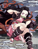 yande.re 564770 duplicate japanese_clothes kamado_nezuko kimetsu_no_yaiba kimono tagme.jpg