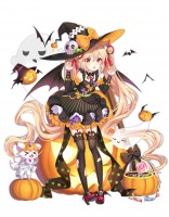 yande.re 643518 animal_ears halloween heels stockings tagme thighhighs witch-1.jpg