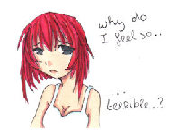 Kaigara sad.jpg (19.96 KiB) Viewed 2466 times Because I don't have the right colours for your hair yet..? *shot*