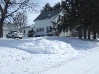 Snow was almost gone, yesterday morning, and then