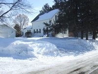 My house, the morning after we got home.